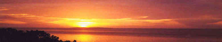 Long Island beach at sunset
